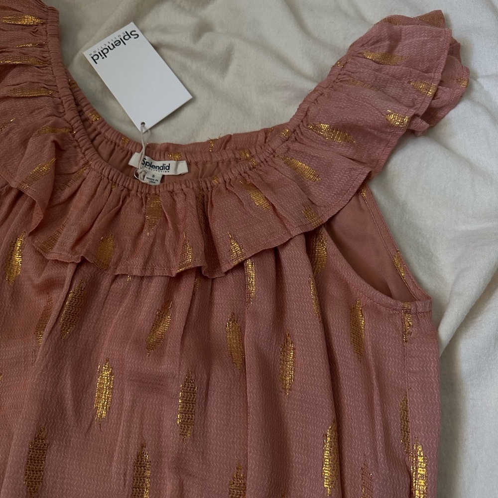 NEW w/ Tags Splendid shimmer tank top